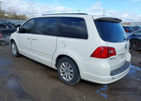 2012 Volkswagen Routan Se из США, поврежденный, VIN 2C4RVABG8CR393555